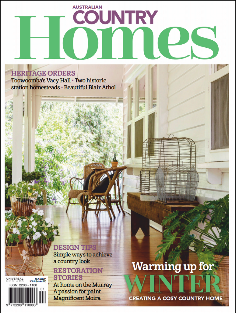 Featured in Australian Country Homes Magazine – June 2019