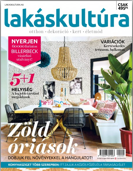 Featured in Lakáskultúra – April 2020