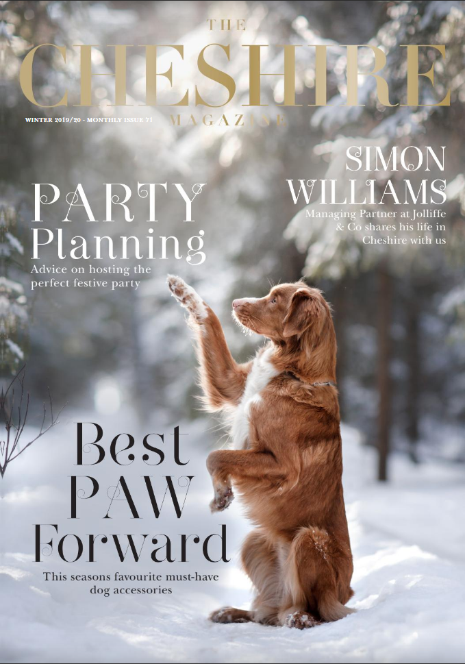 Featured in The Cheshire Magazine – December 2019