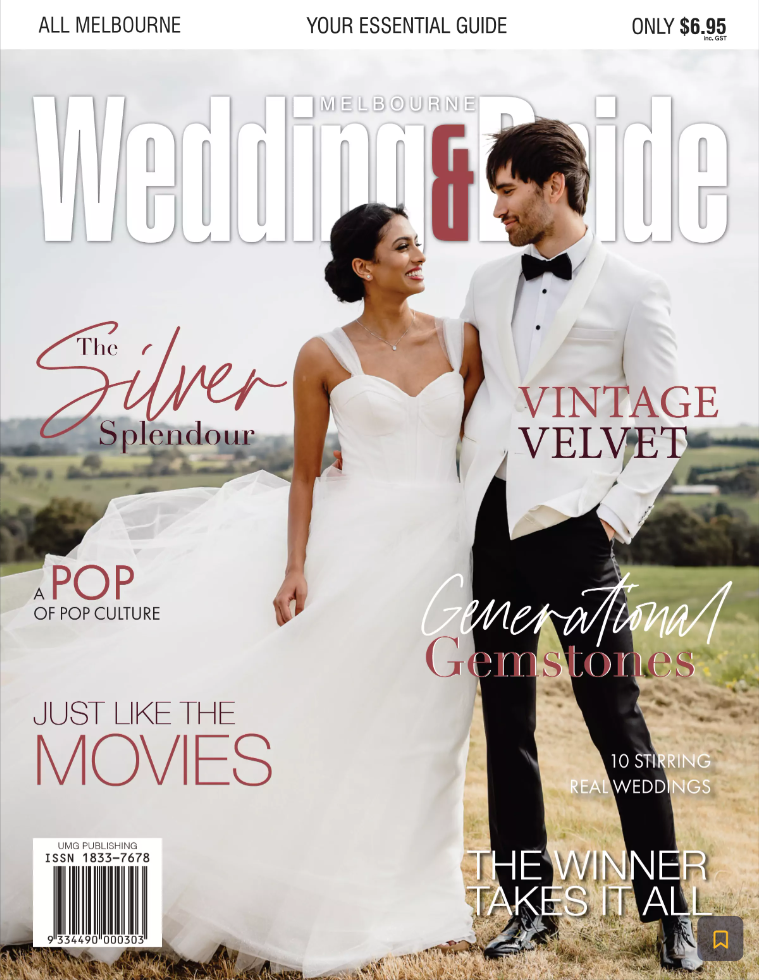 Featured in Melbourne Wedding & Bride Issue 36