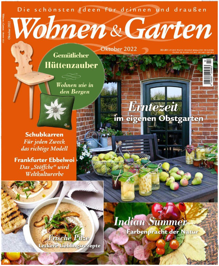 Featured in Wohnen & Garten – Oktober 2022