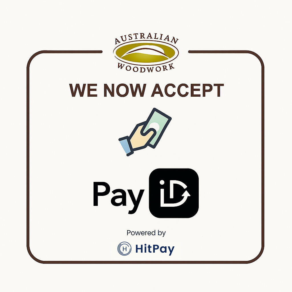 We now accept PayID payments at Australian Woodwork