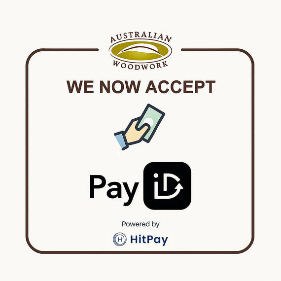 We now accept PayID payments at Australian Woodwork