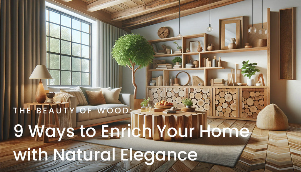 The Beauty of Wood: 9 Ways to Enrich Your Home with Natural Elegance
