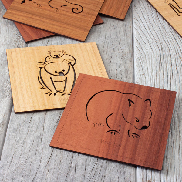 Australian Animal Placemats Australian Woodwork