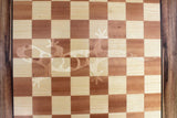 Picture of a Gecko inlay on a Gecko Chessboard