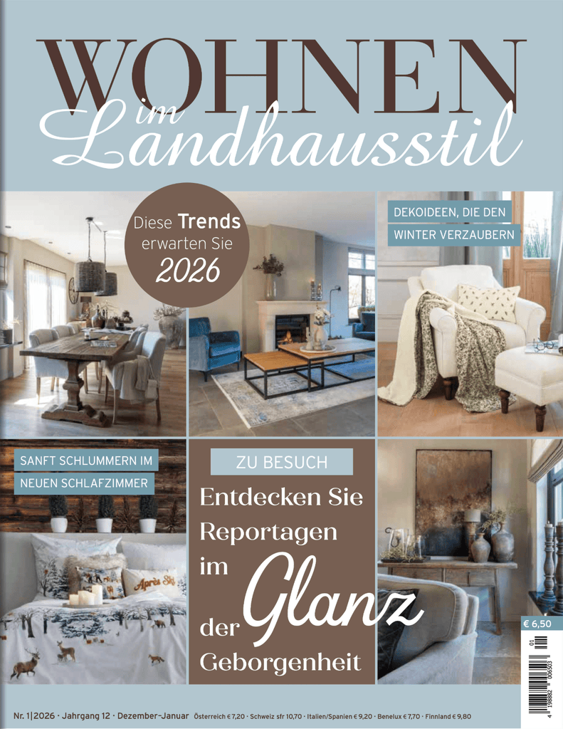 Featured in Wohnen im Landhausstil January / February 2026