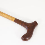 Hand-carved T-bar Handle Walking Stick