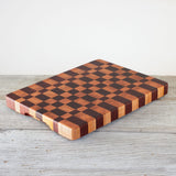 Jarrah & Sassafras Endgrain Cutting Board