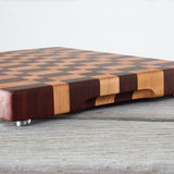 Jarrah & Sassafras Endgrain Cutting Board