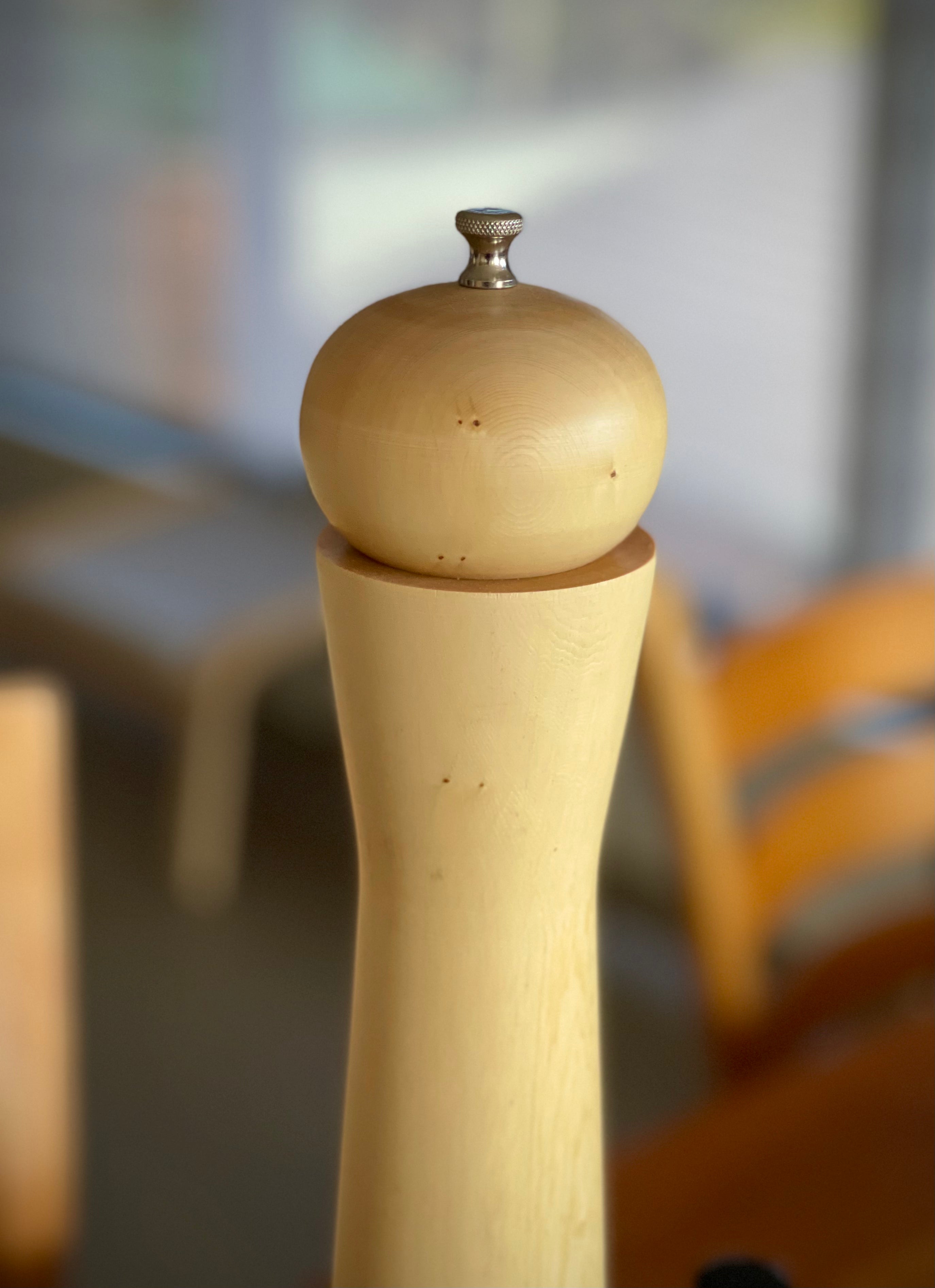 Buy Handmade Giant Orb Huon Pine Pepper Mill Online Australian