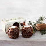 Banksia Ball Tea Light Candle Holders