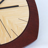 Jarrah and Ash Deco Wall Clock