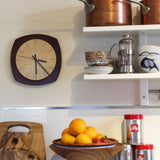 Jarrah and Ash Deco Wall Clock