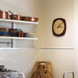 Jarrah and Ash Deco Wall Clock