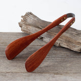 Red Hardwood Long Wooden Tongs