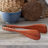 Red Hardwood Long Wooden Tongs