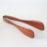 Red Hardwood Long Wooden Tongs