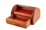 Open Roll Top Australian Red Cedar Jewellery Box image