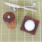 Gift Bundle: Tassie Blackwood Pepper Mill & Square Blackwood Salt Bowl