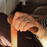 Blackbean T-Bar Walking Stick
