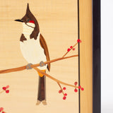 Bulbul Marquetry Artwork