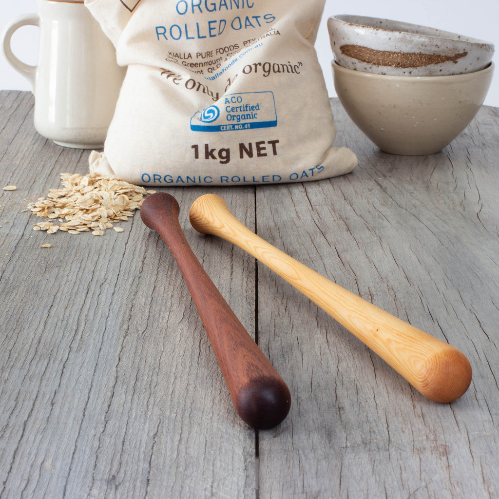 Buy Handmade Classic Spurtle In Blackwood & Huon Pine Online ...