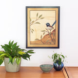 Fairy Wren Marquetry Artwork