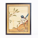 Fairy Wren Marquetry Artwork