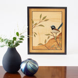 Fairy Wren Marquetry Artwork