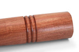 Woodgrain detail image of a Giant Orb Blackwood Pepper Mill