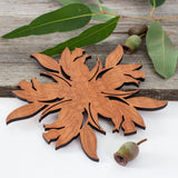 Gum Leaf Cut-Out Pot Stand