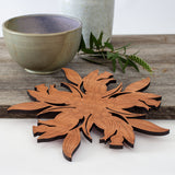 Gum Leaf Cut-Out Pot Stand