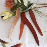 Hand Carved Gum Leaf Bookmark/Letter Opener