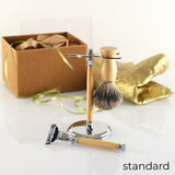 Huon Pine Shaving Kit and Stand