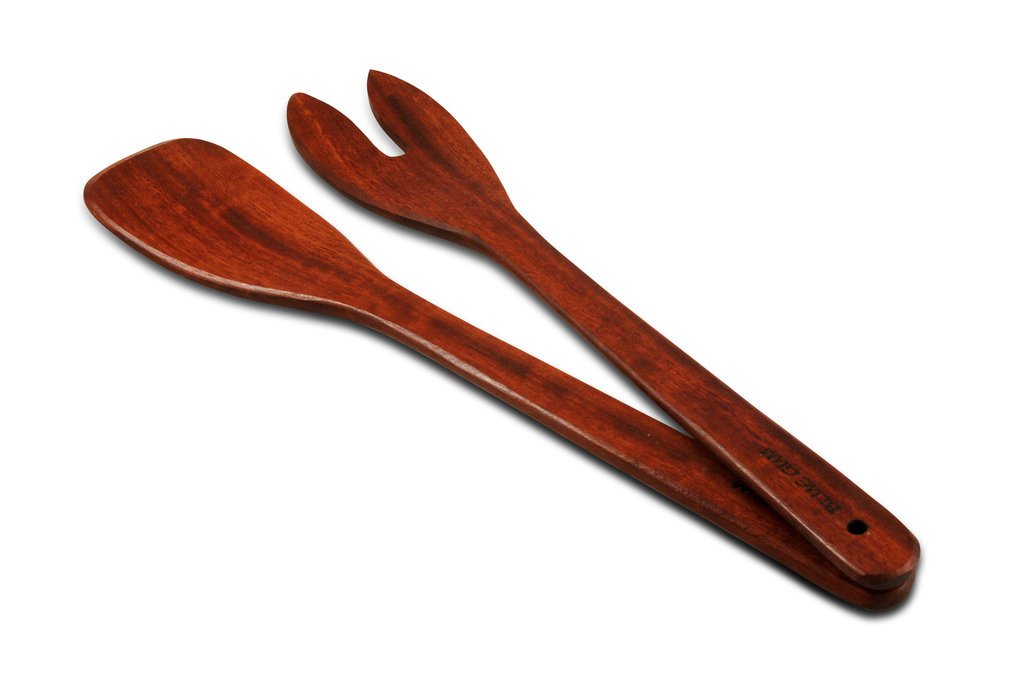Picture of Red Hardwood Salad Servers