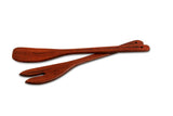 Picture of Red Hardwood Salad Servers