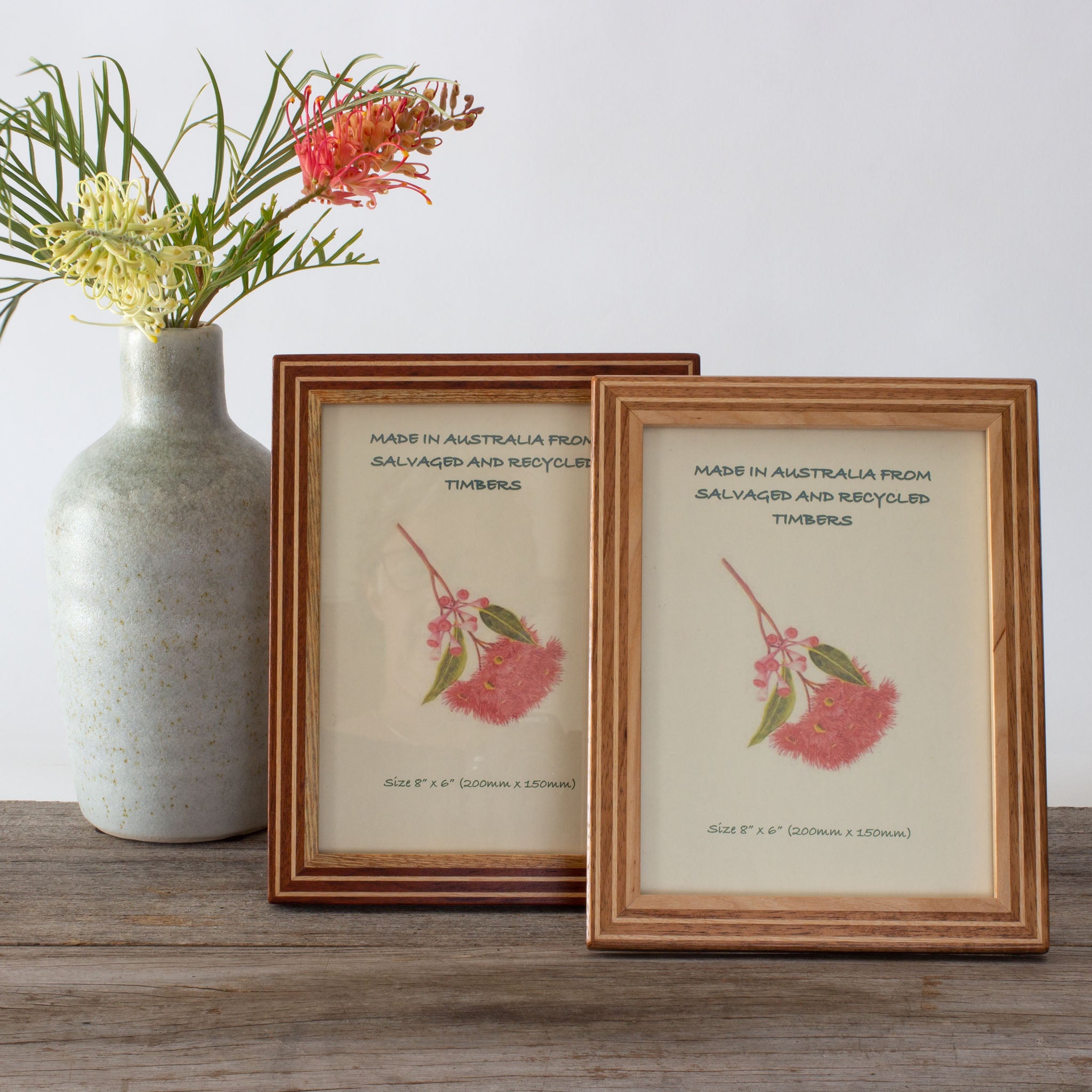 Buy Handmade Large Mixed Timber Photo Frames Online – Australian Woodwork