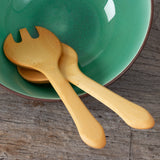 Raffan Salad Servers, Huon Pine or Blackwood