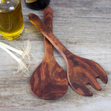 Raffan Salad Servers, Huon Pine or Blackwood