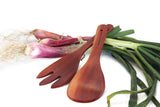 Image of Red Hardwood Salad Hands with vegetables