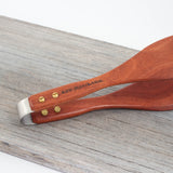 Red Hardwood Kitchen Tongs