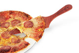 Image of a Red Hardwood Pizza Slice under a piece of pizza
