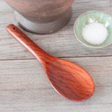 Red Hardwood Rice Spoon