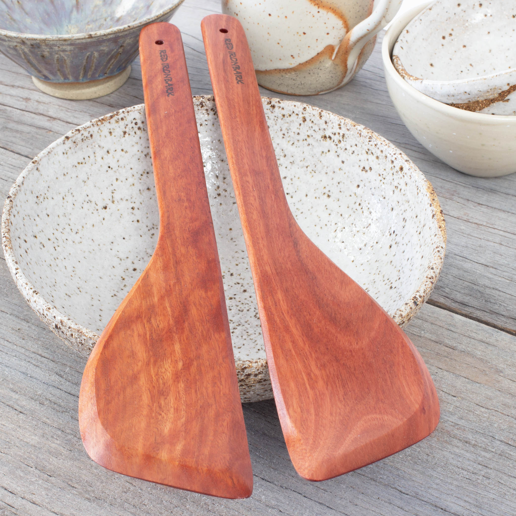 Red Hardwood Shovall (Left or Right Handed)