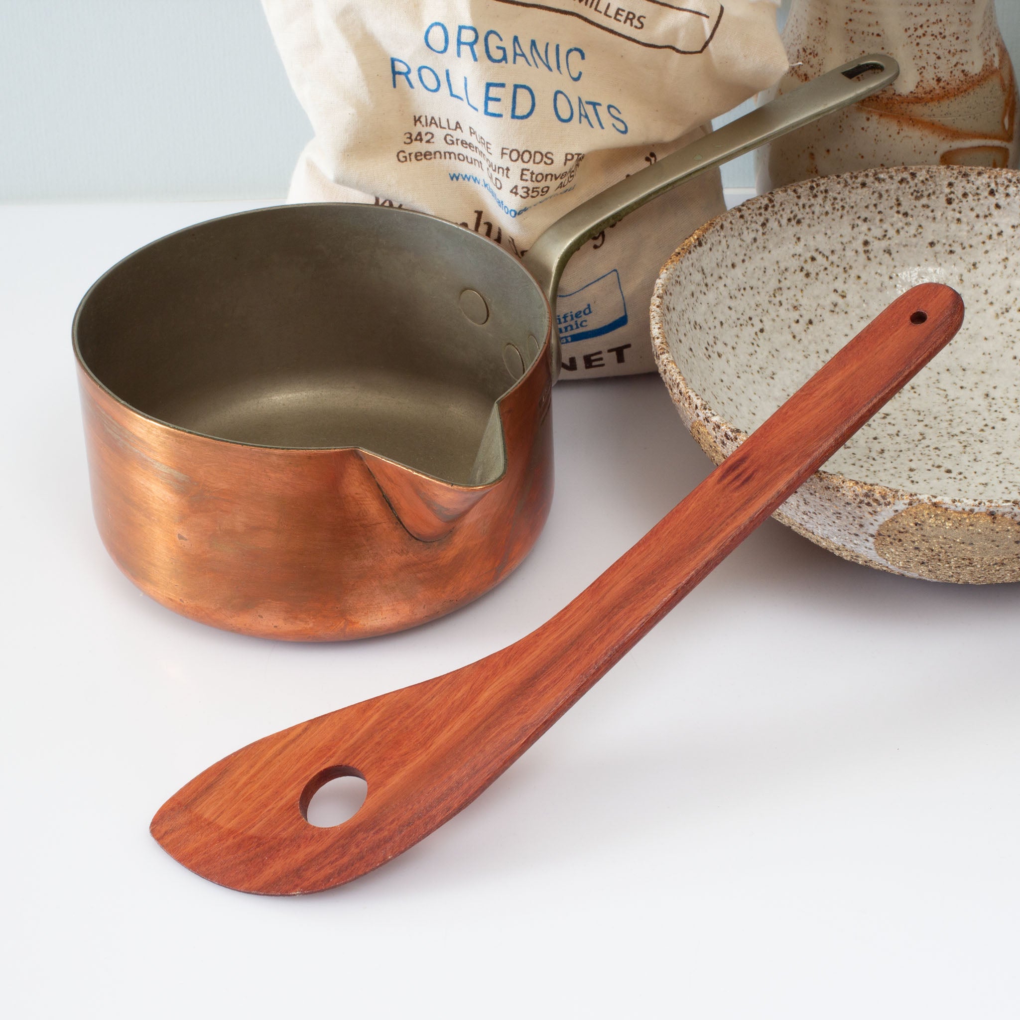 Buy Handmade Red Hardwood Spurtle Online – Australian Woodwork