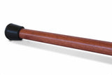 Photo of a Redgum Knob Handle Walking Stick with tip detail