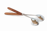 Image of Blackwood & Stainless Steel Salad Servers