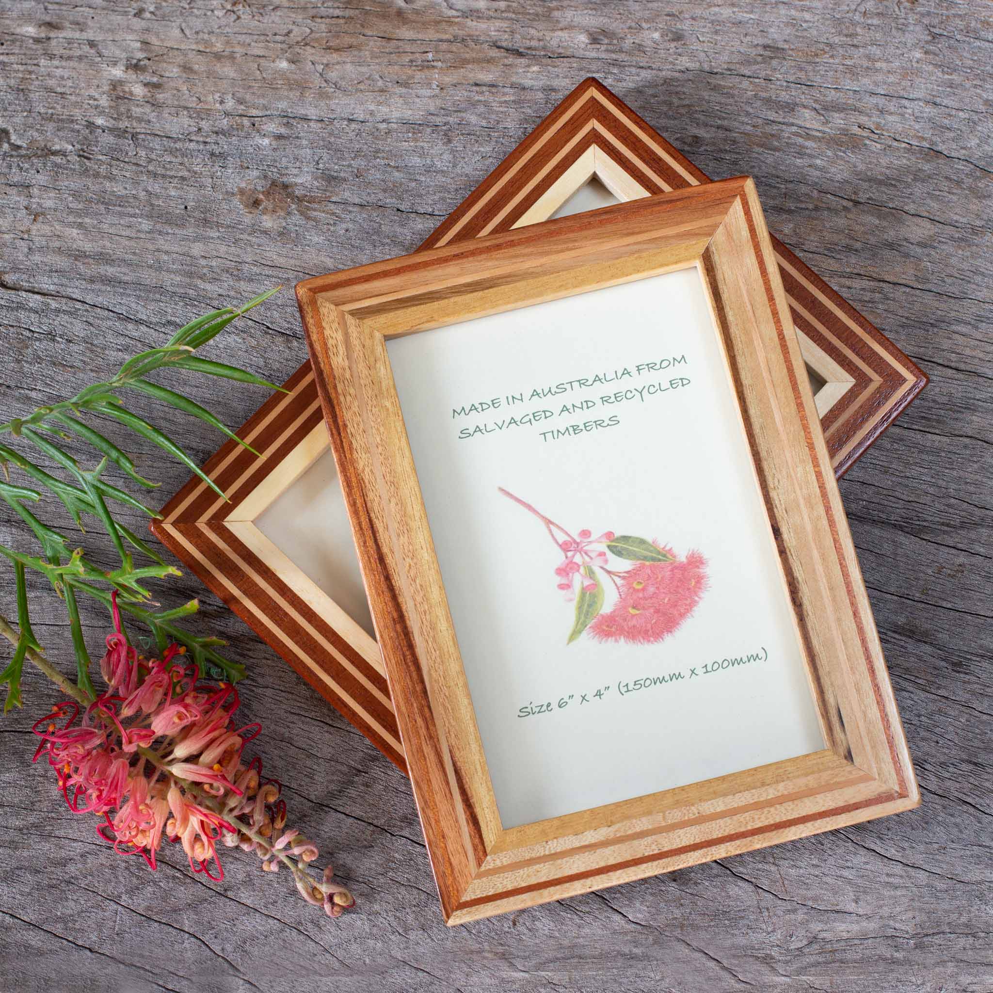 Buy Handmade Standard Mixed Timber Photo Frames Online – Australian ...