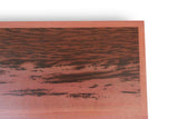 Image of woodgrain detail of a Tamar GP Box - Tiger Myrtle